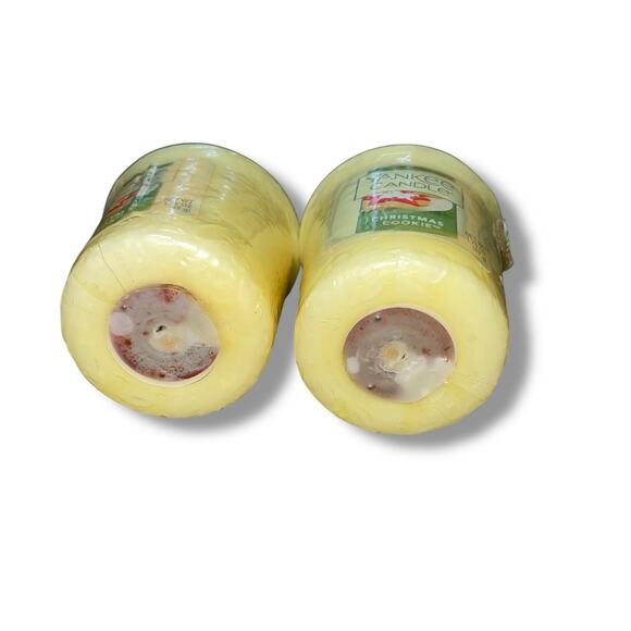 Yankee Candle Christmas Cookie Votive Candles Tart Retired Sealed Rare Lot of 3 - Picture 5 of 8